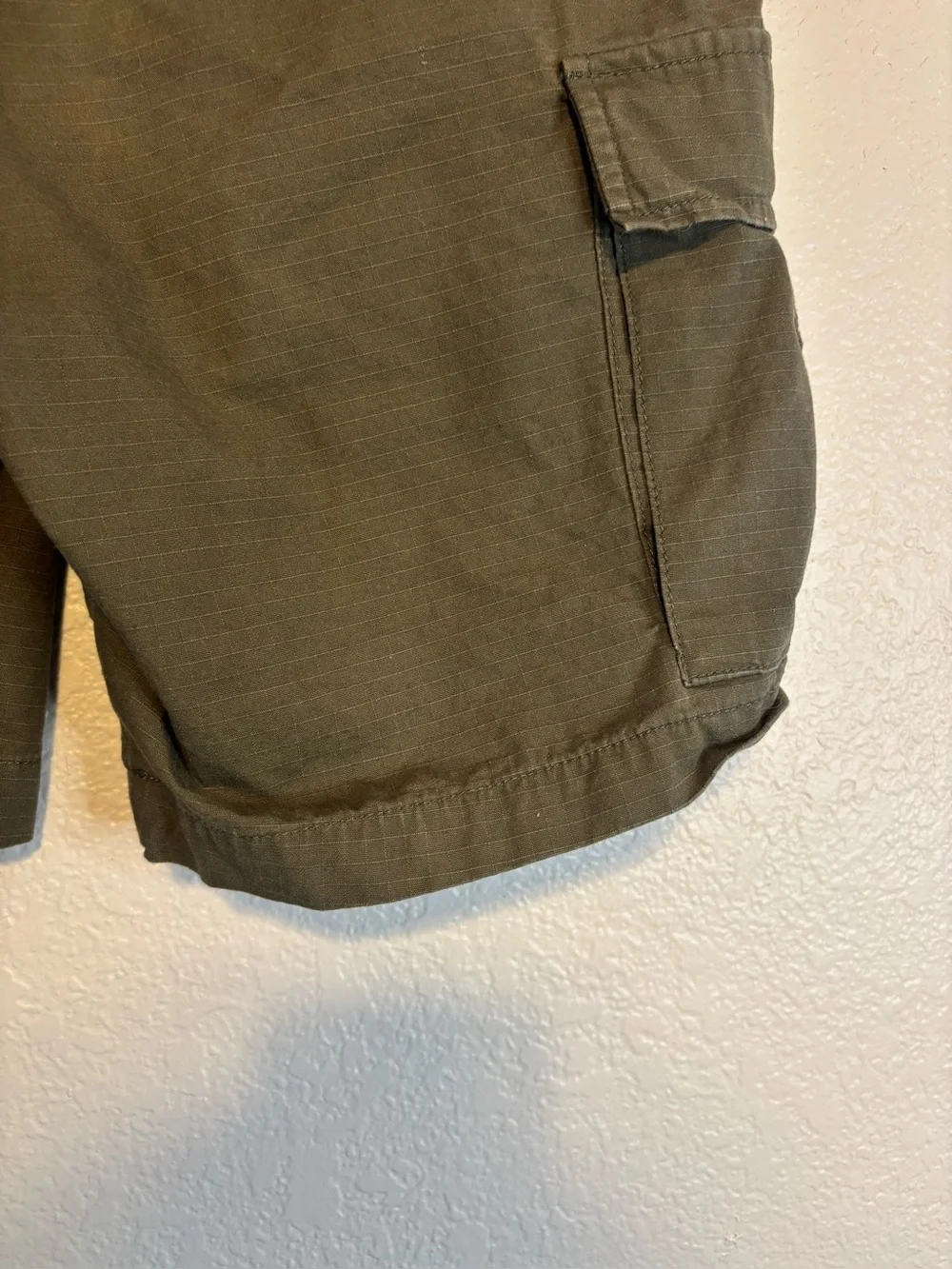 Vans Cargo Shorts Green Army Olive Men 30
